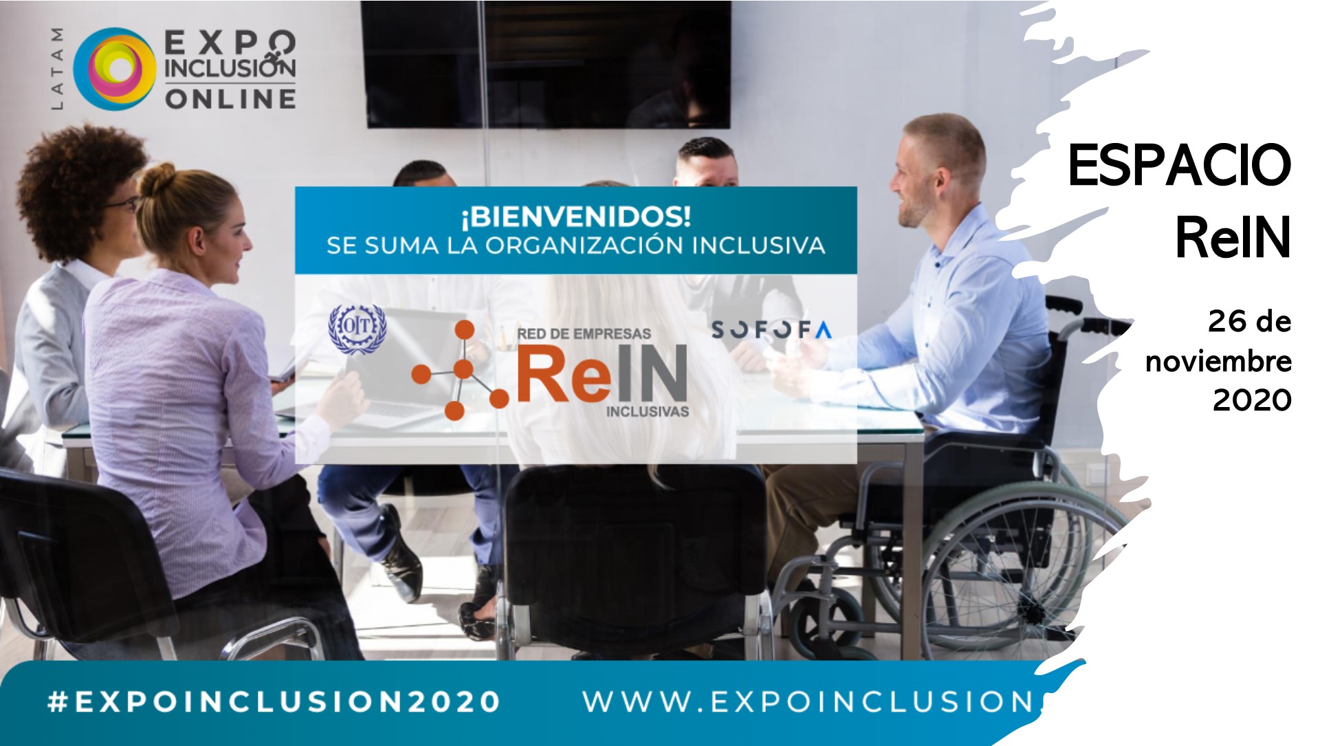 La Red de Empresas Inclusivas de SOFOFA (ReIN) particip junto a representantes del sector pblico, empresas y trabajadores con discapacidad en la Expo Inclusin 